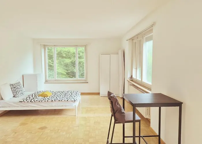 Center Flats With Balcony & Garden View Rigi - Self Checkin Daire *