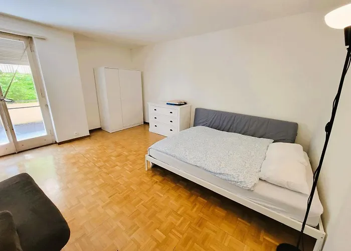 Center Flats With Balcony & Garden View Rigi - Self Checkin Daire Zürih